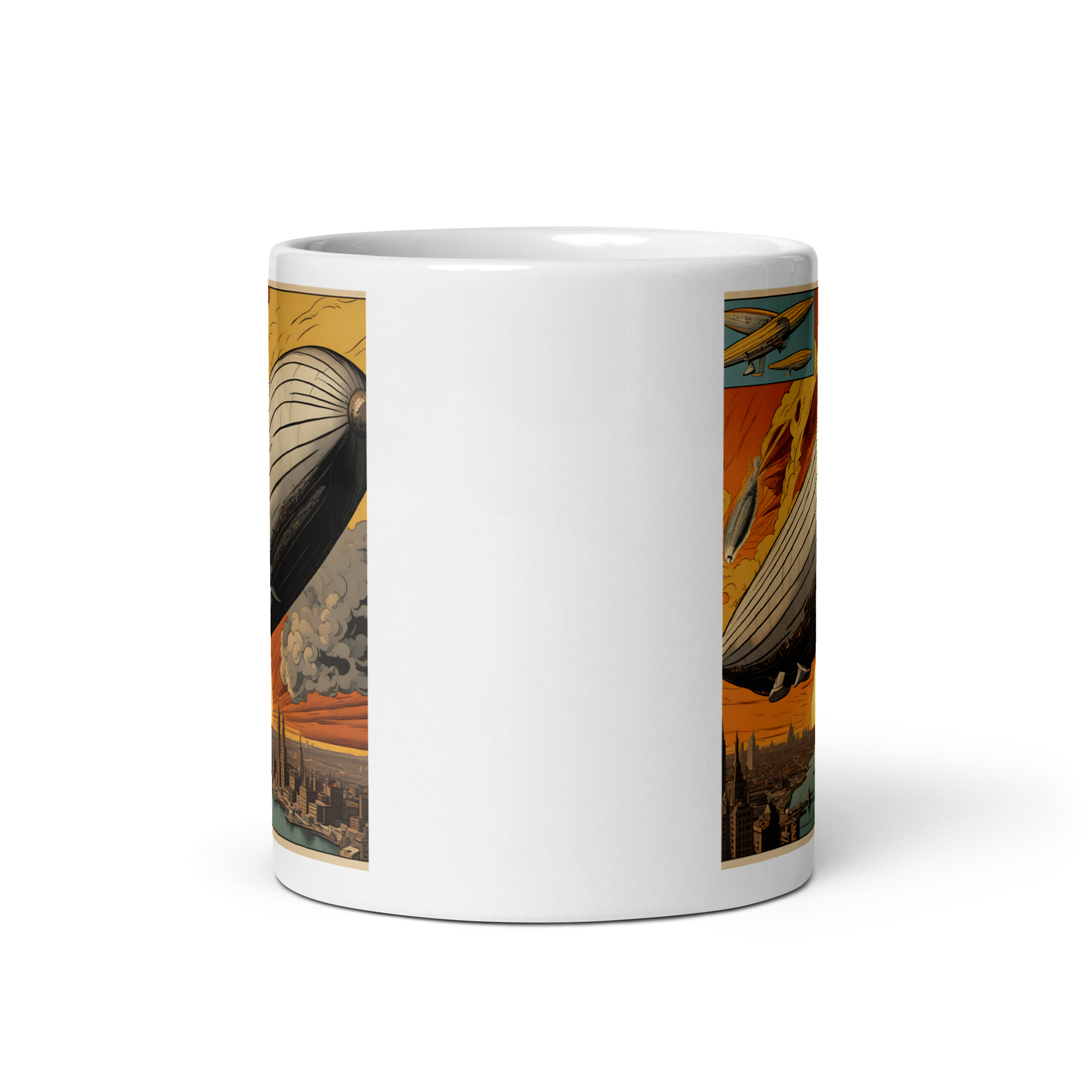 Death From Above White Mug