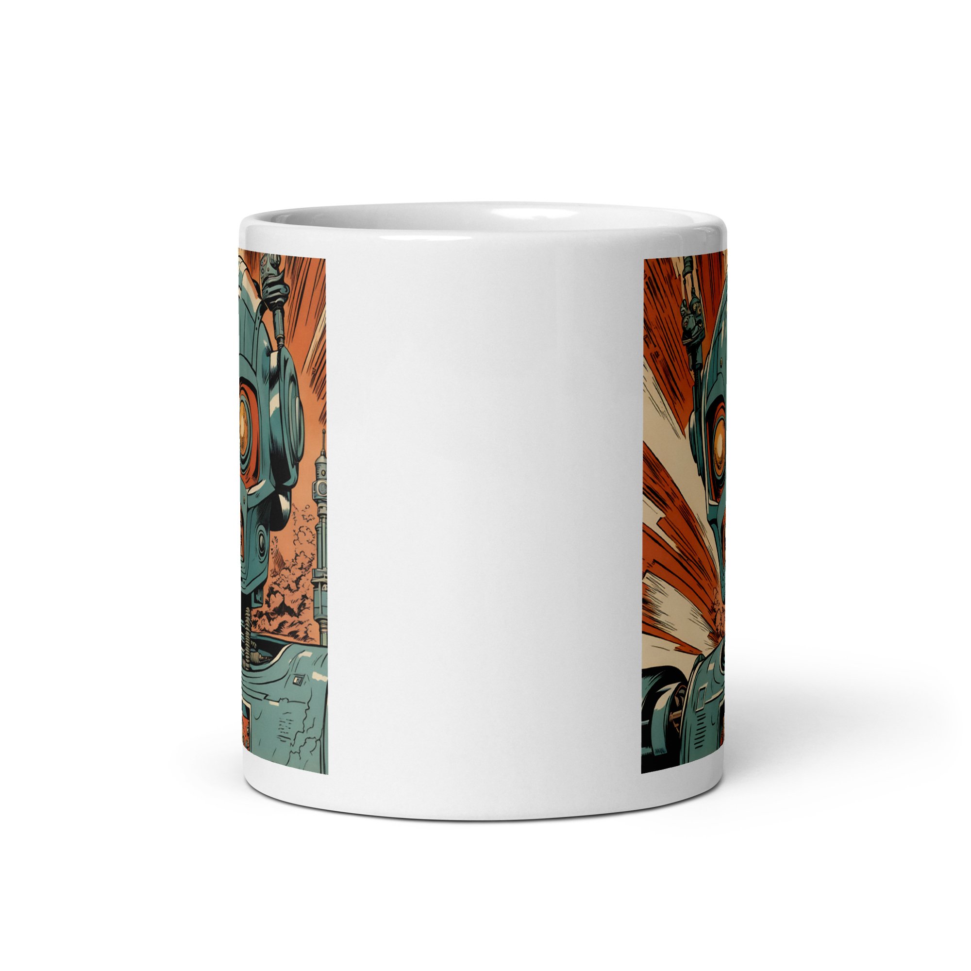 Kill-Bot White Glossy Mug