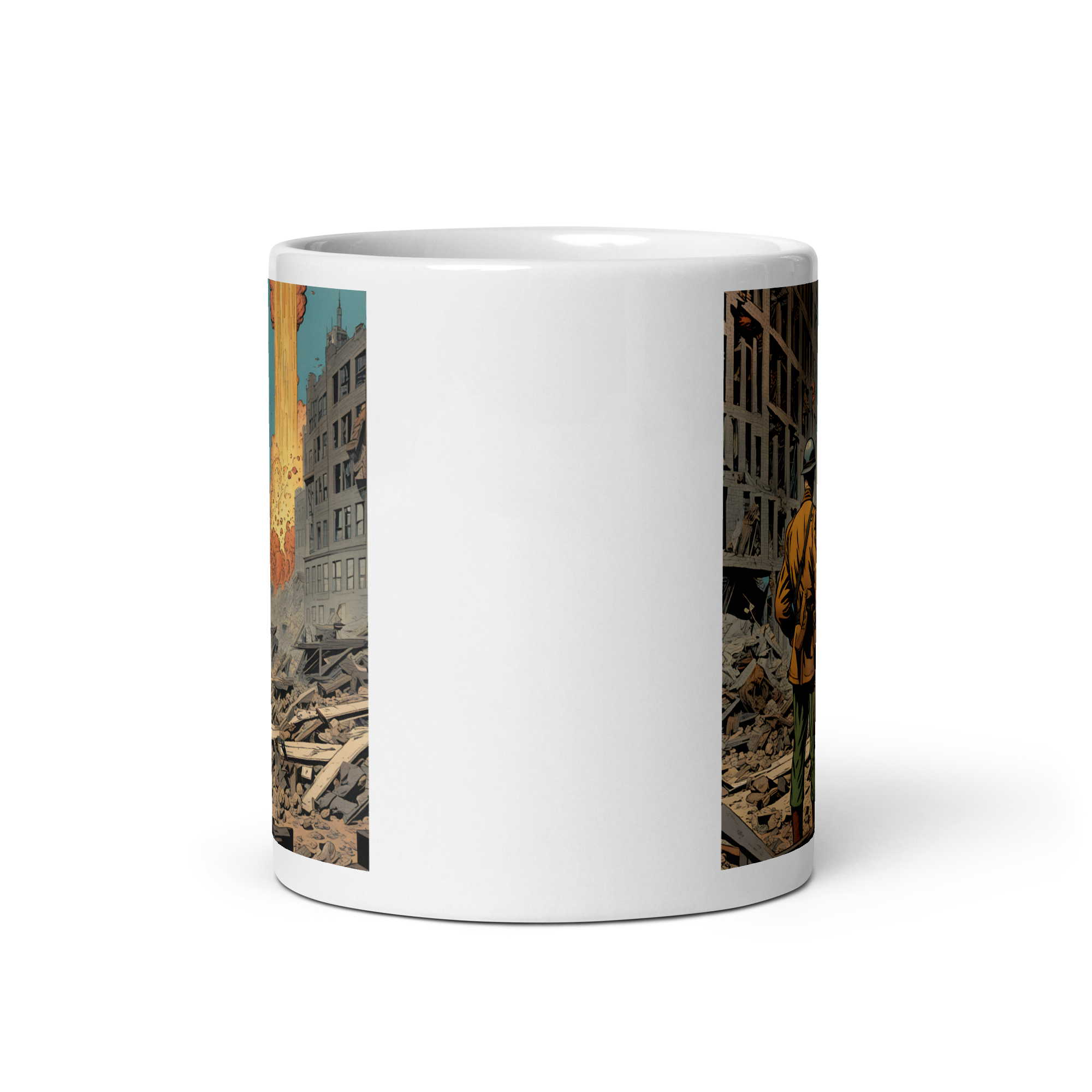 Apocalyptic White Glossy Mug