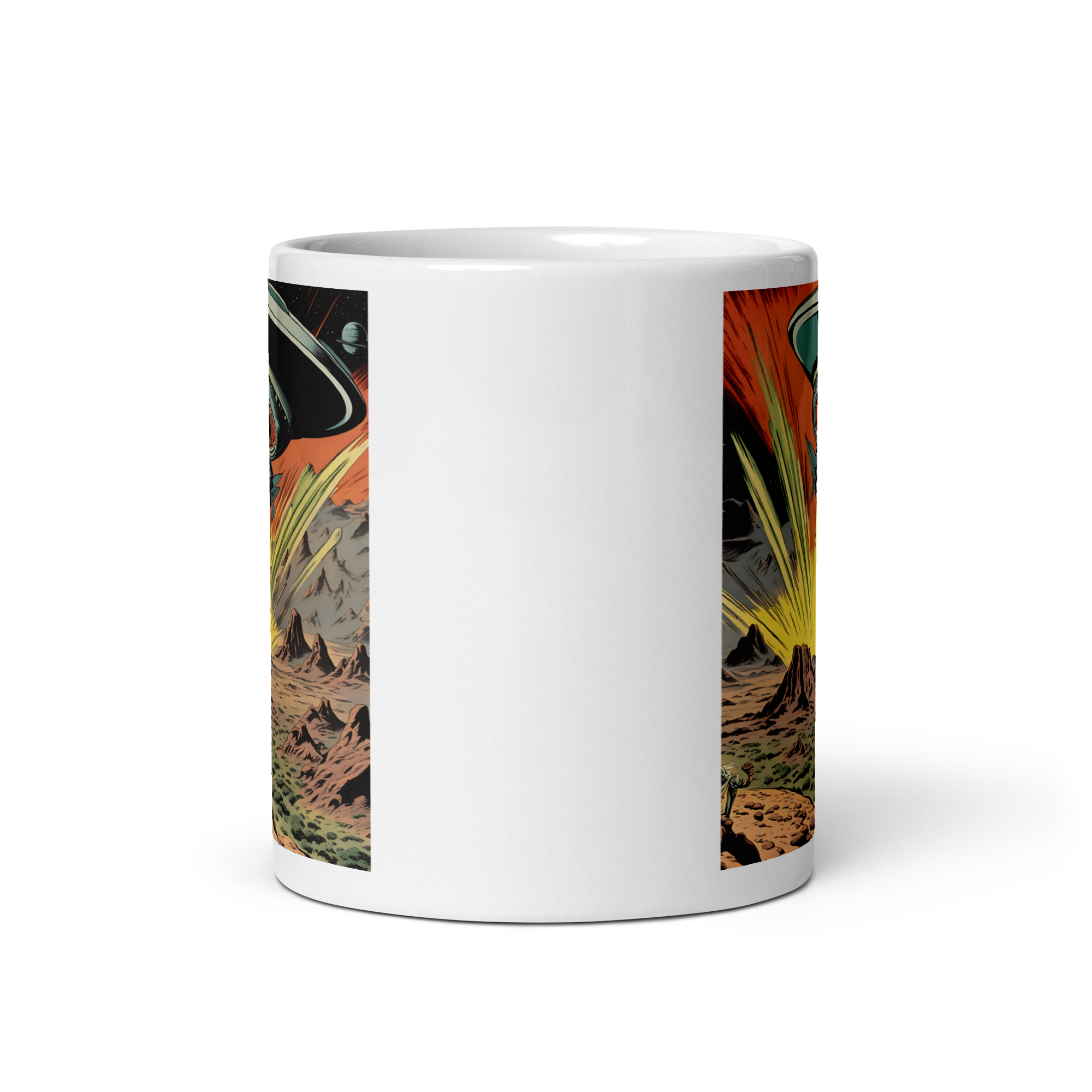 Destruct-O Ray White Glossy Mug