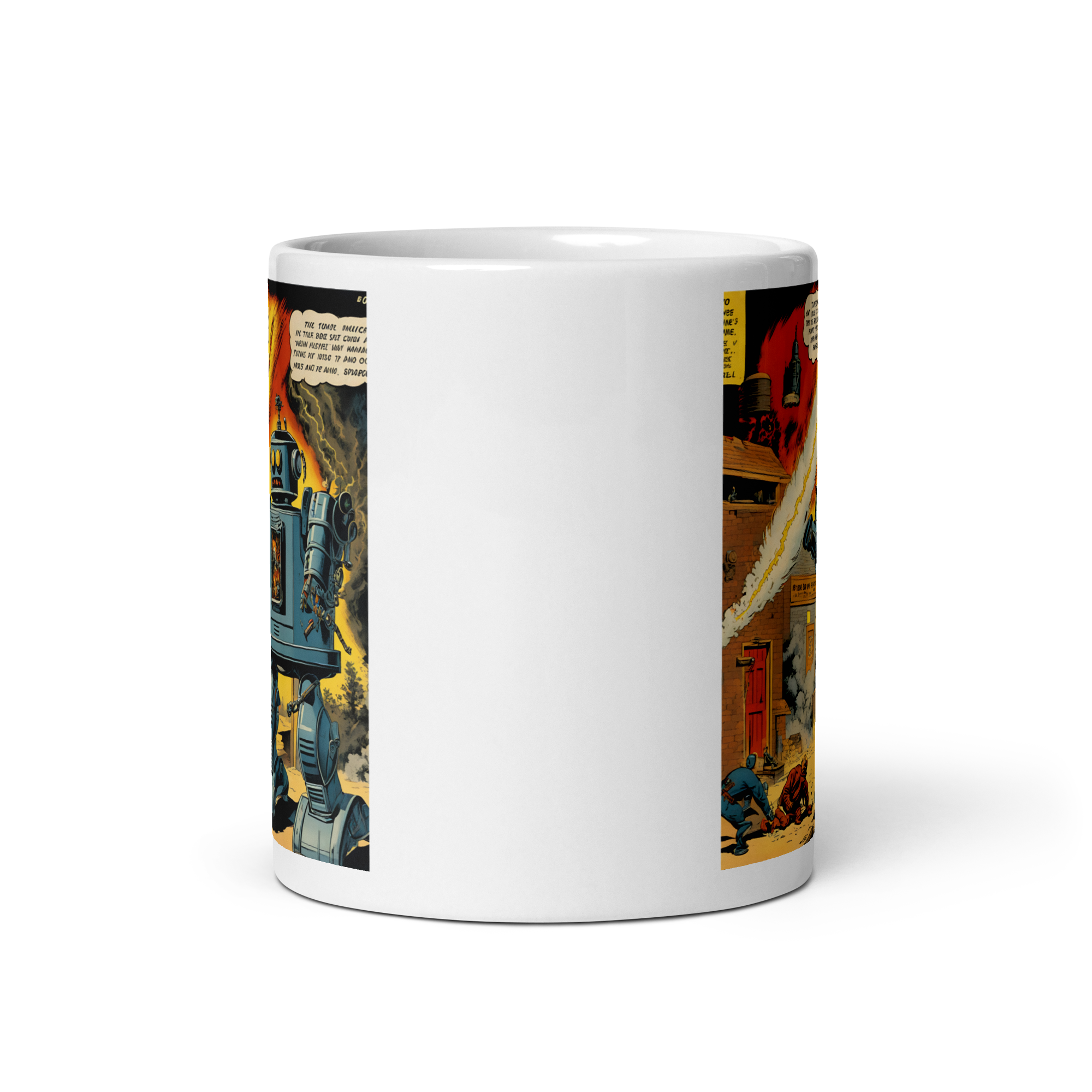 Death to Humans White Glossy Mug