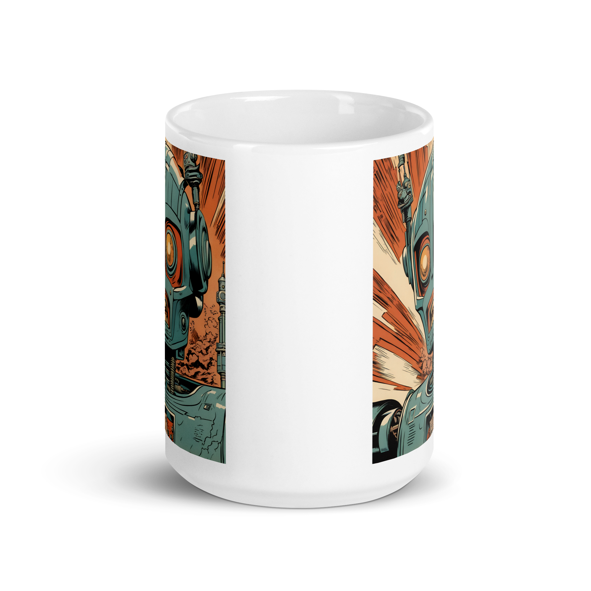 Kill-Bot White Glossy Mug