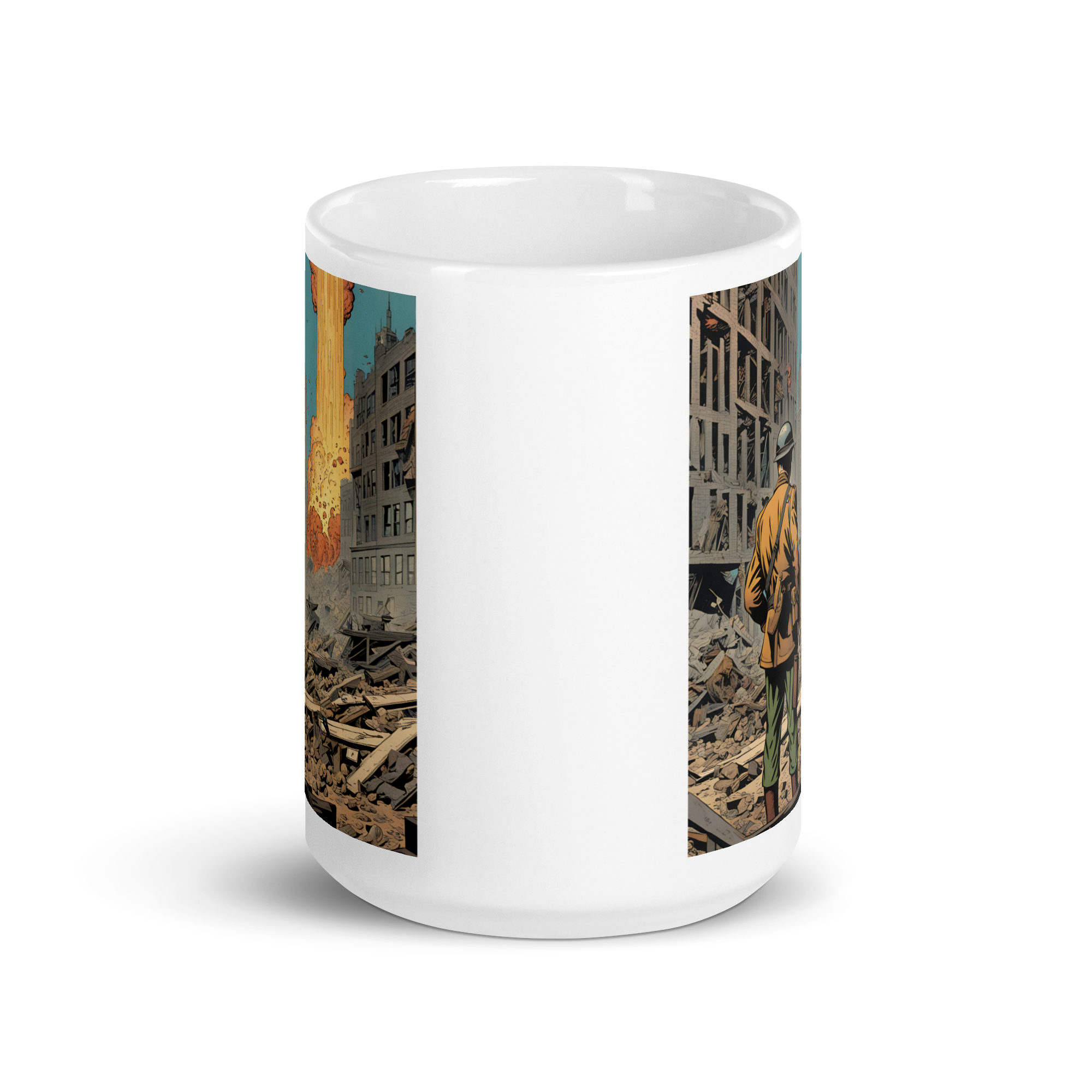 Apocalyptic White Glossy Mug