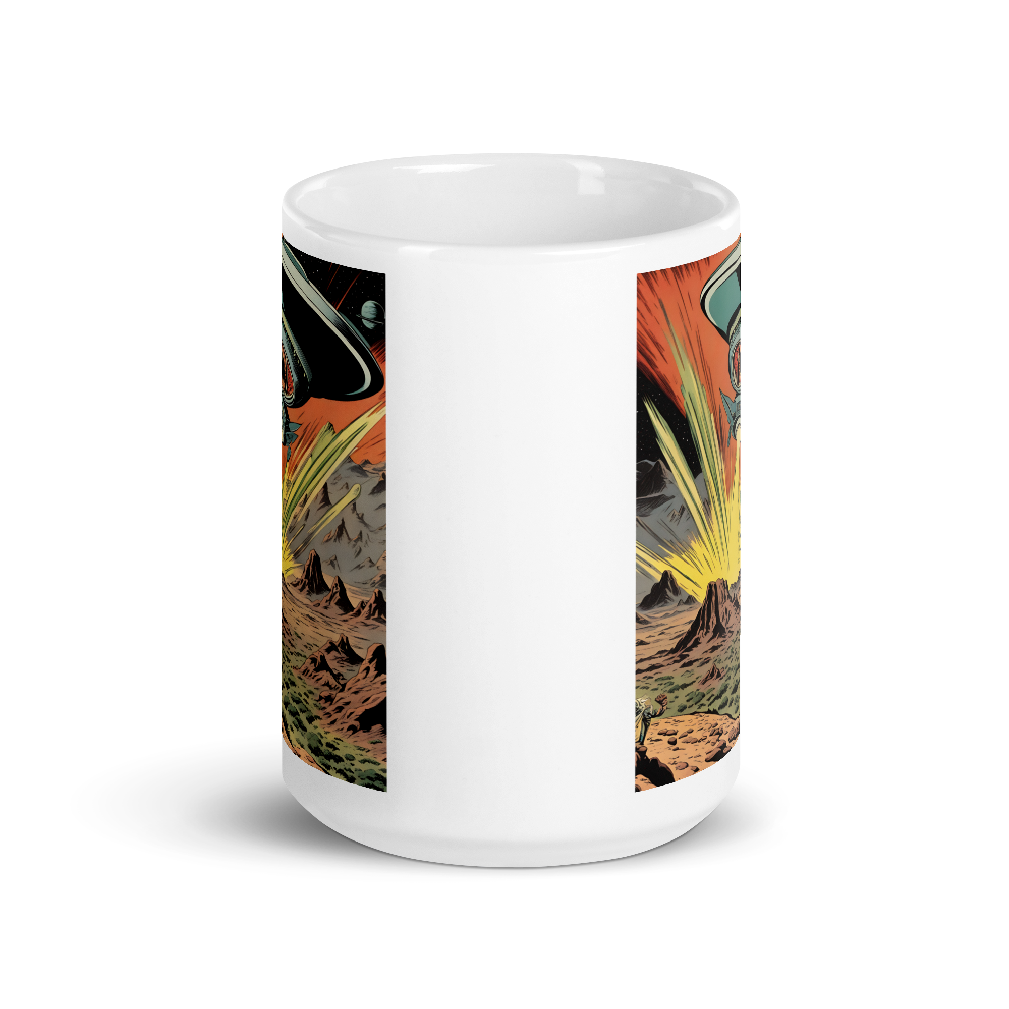 Destruct-O Ray White Glossy Mug