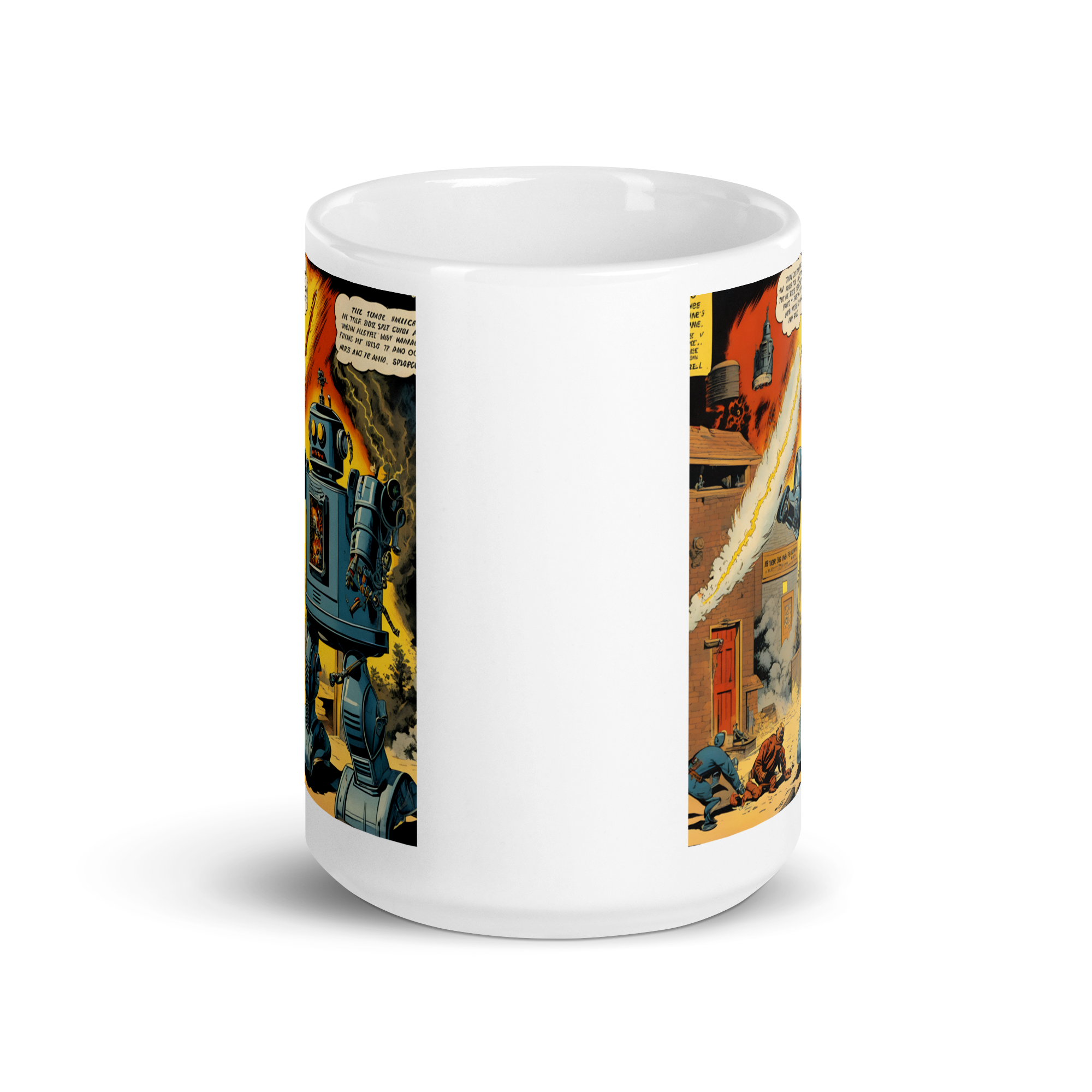 Death to Humans White Glossy Mug