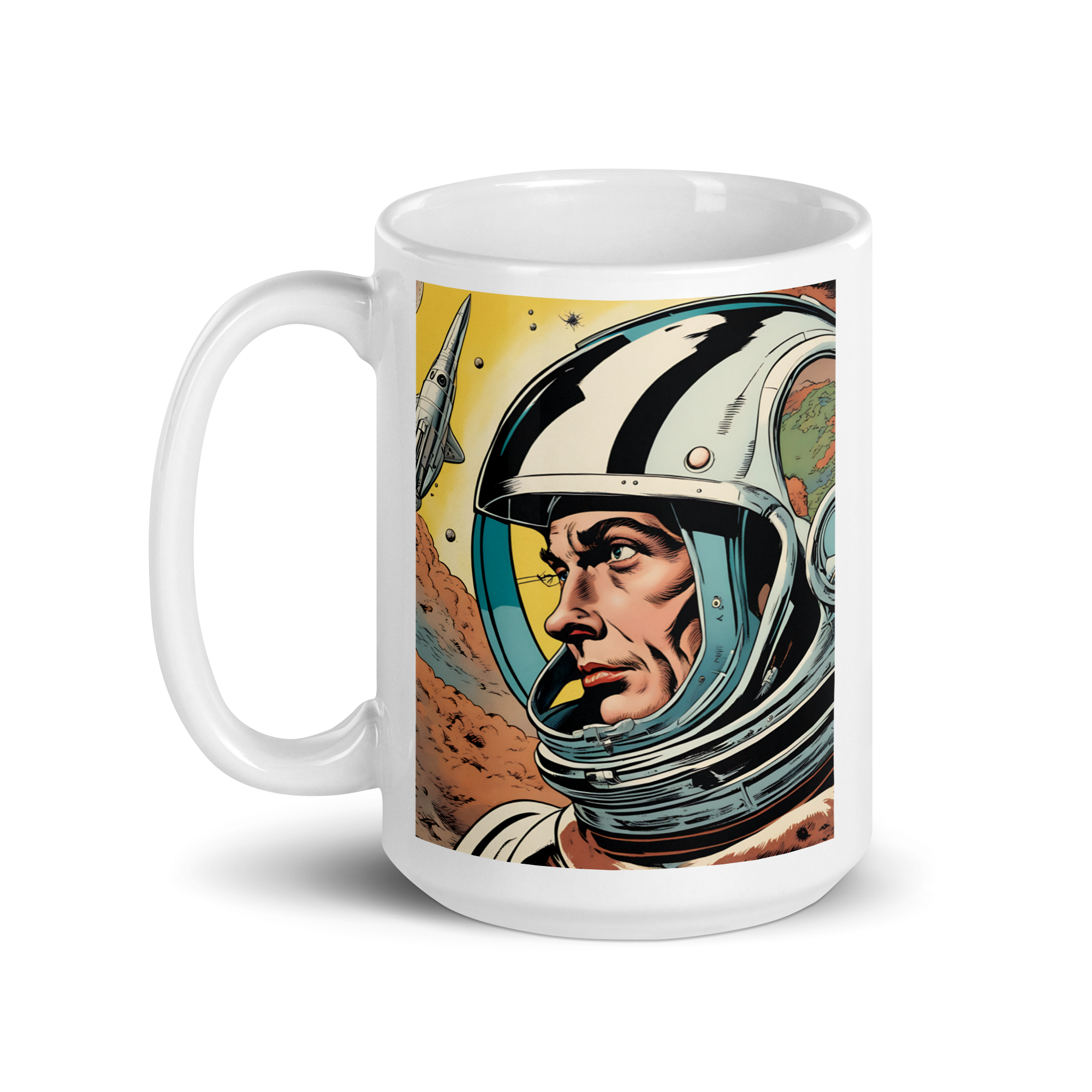 Per Aspera Ad Astra White Glossy Mug