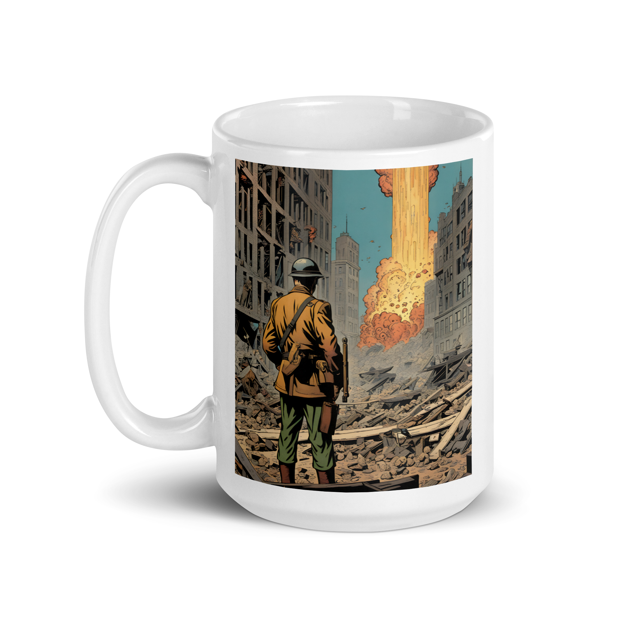 Apocalyptic White Glossy Mug