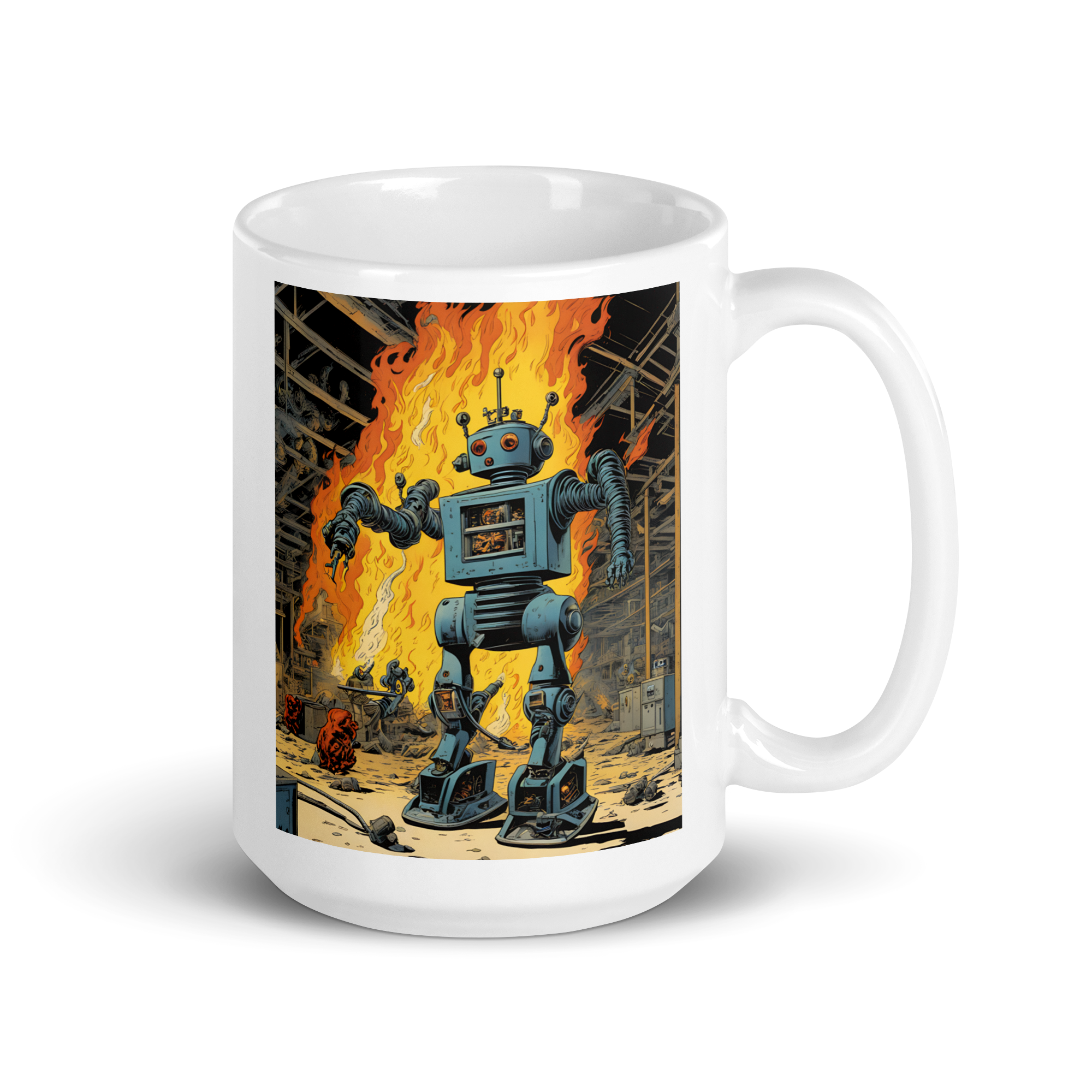 Kill-Bots Arms are Tired White Glossy Mug