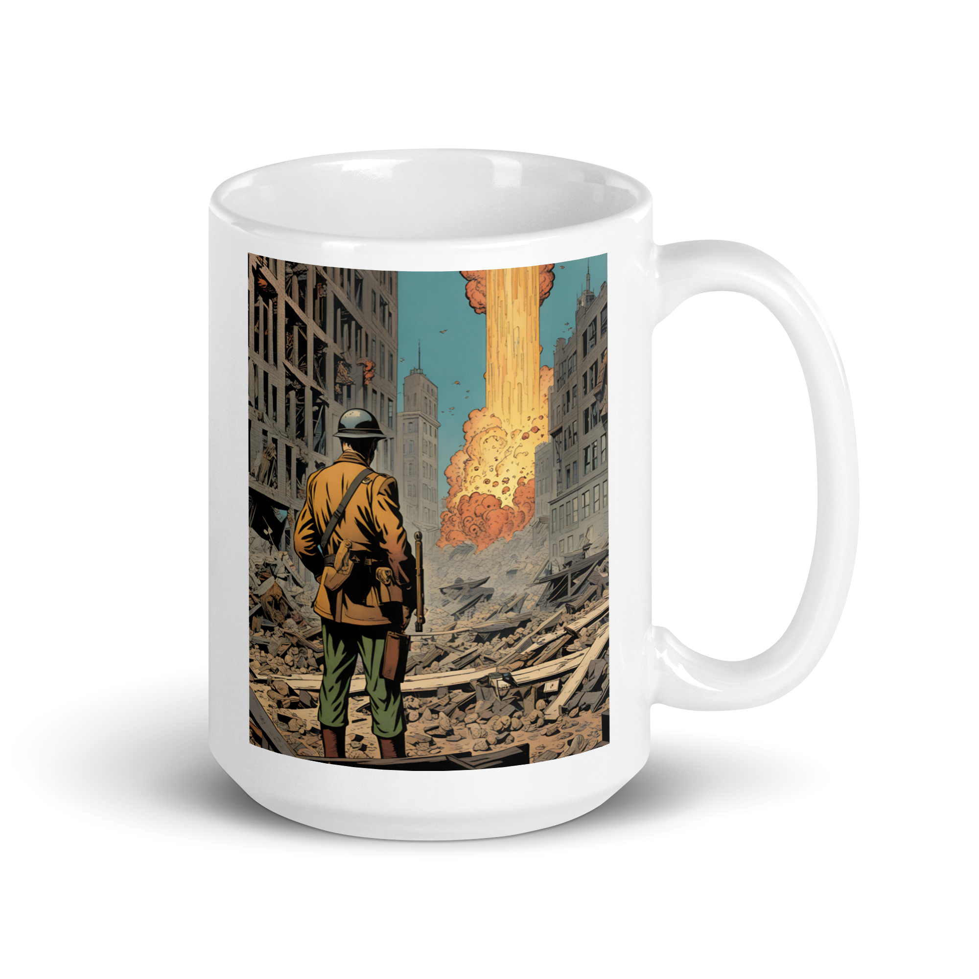 Apocalyptic White Glossy Mug