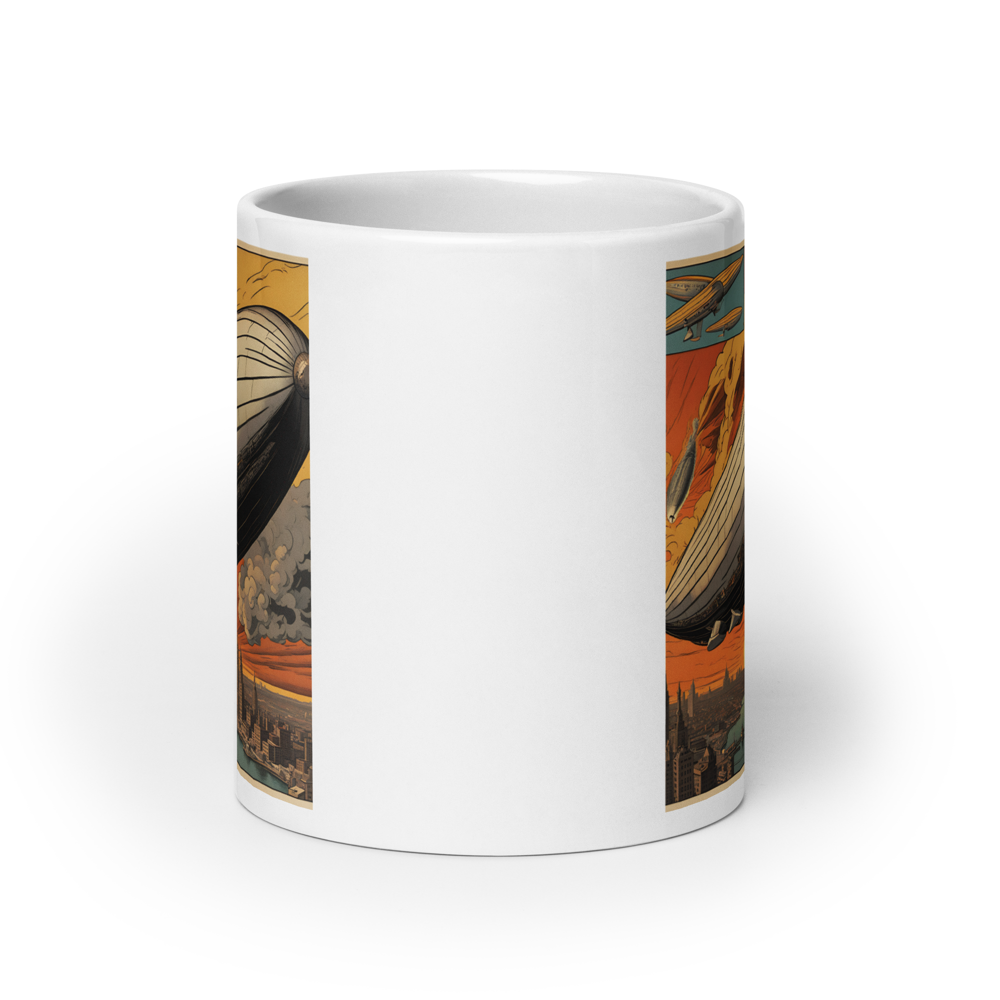 Death From Above White Mug