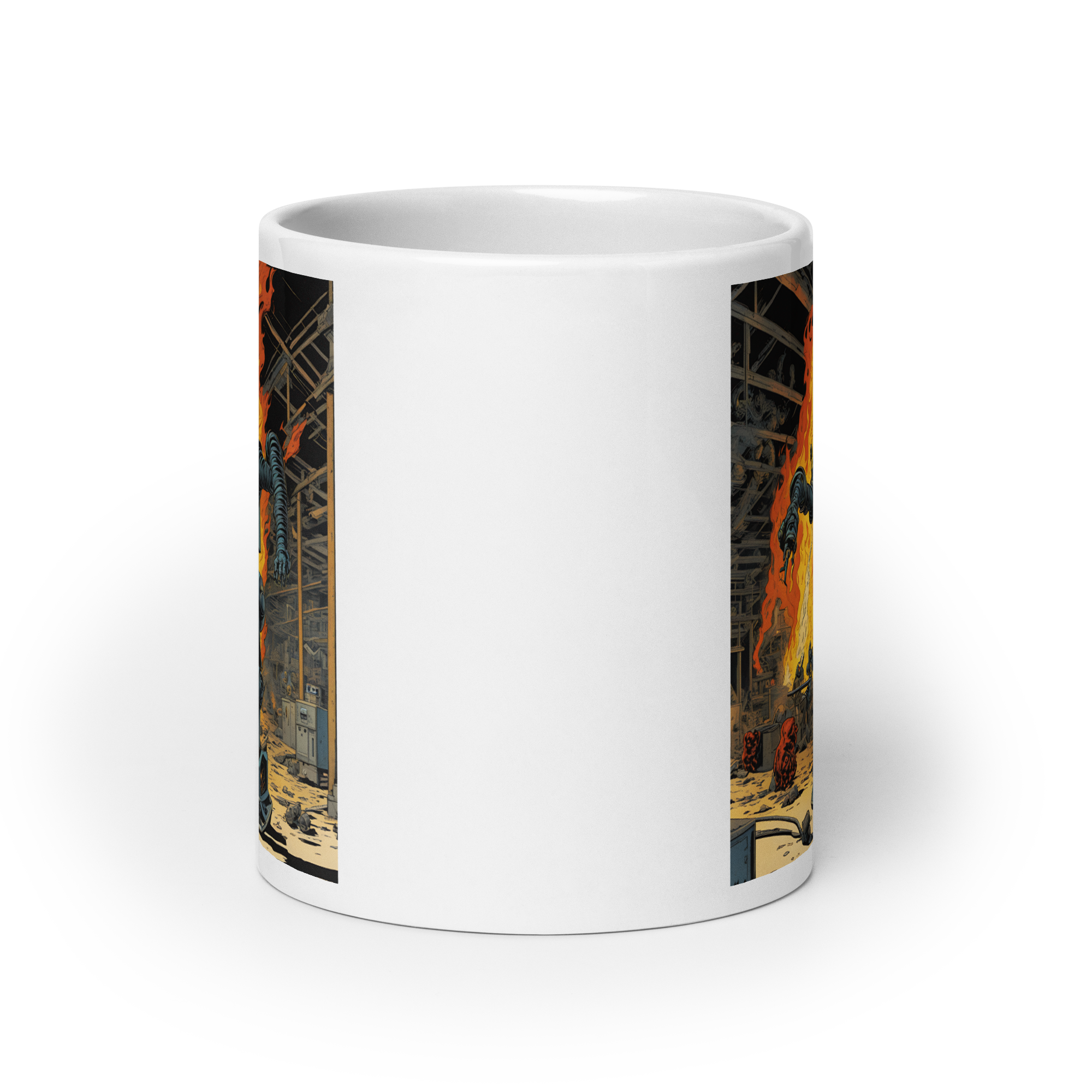 Kill-Bots Arms are Tired White Glossy Mug