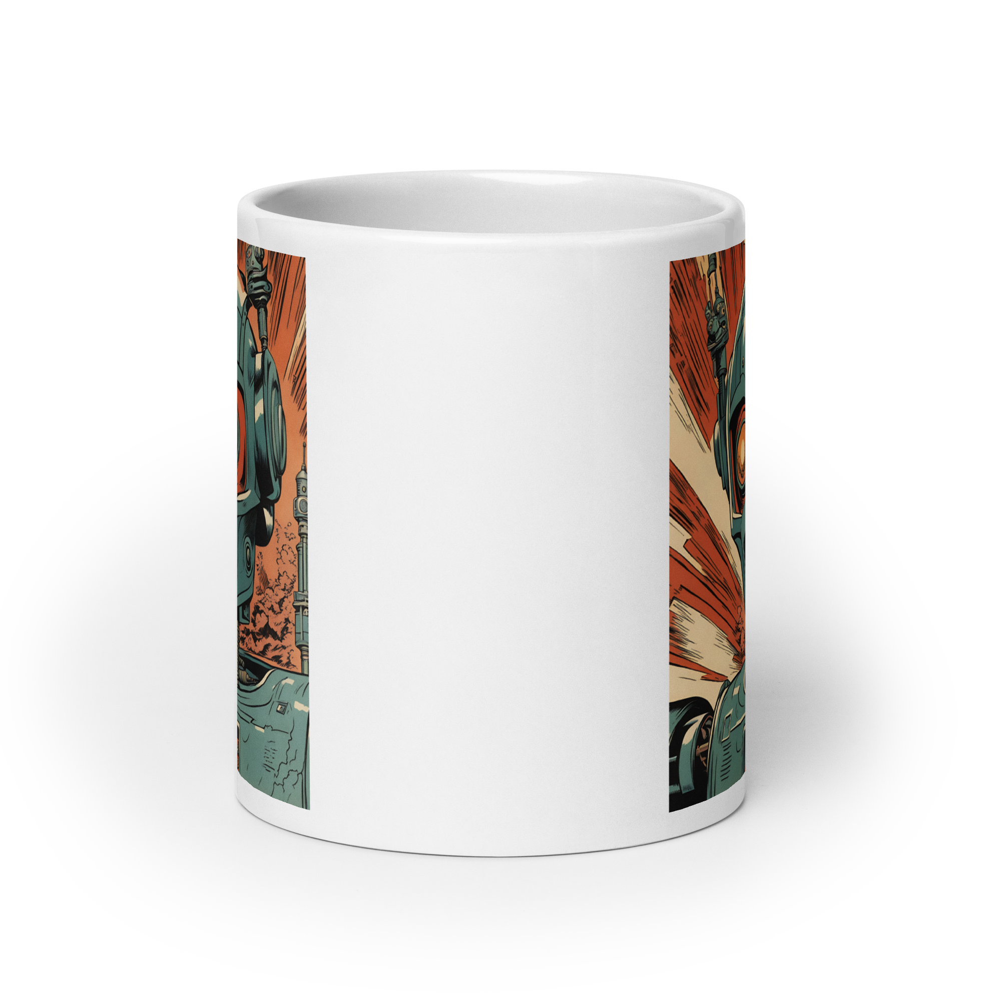 Kill-Bot White Glossy Mug