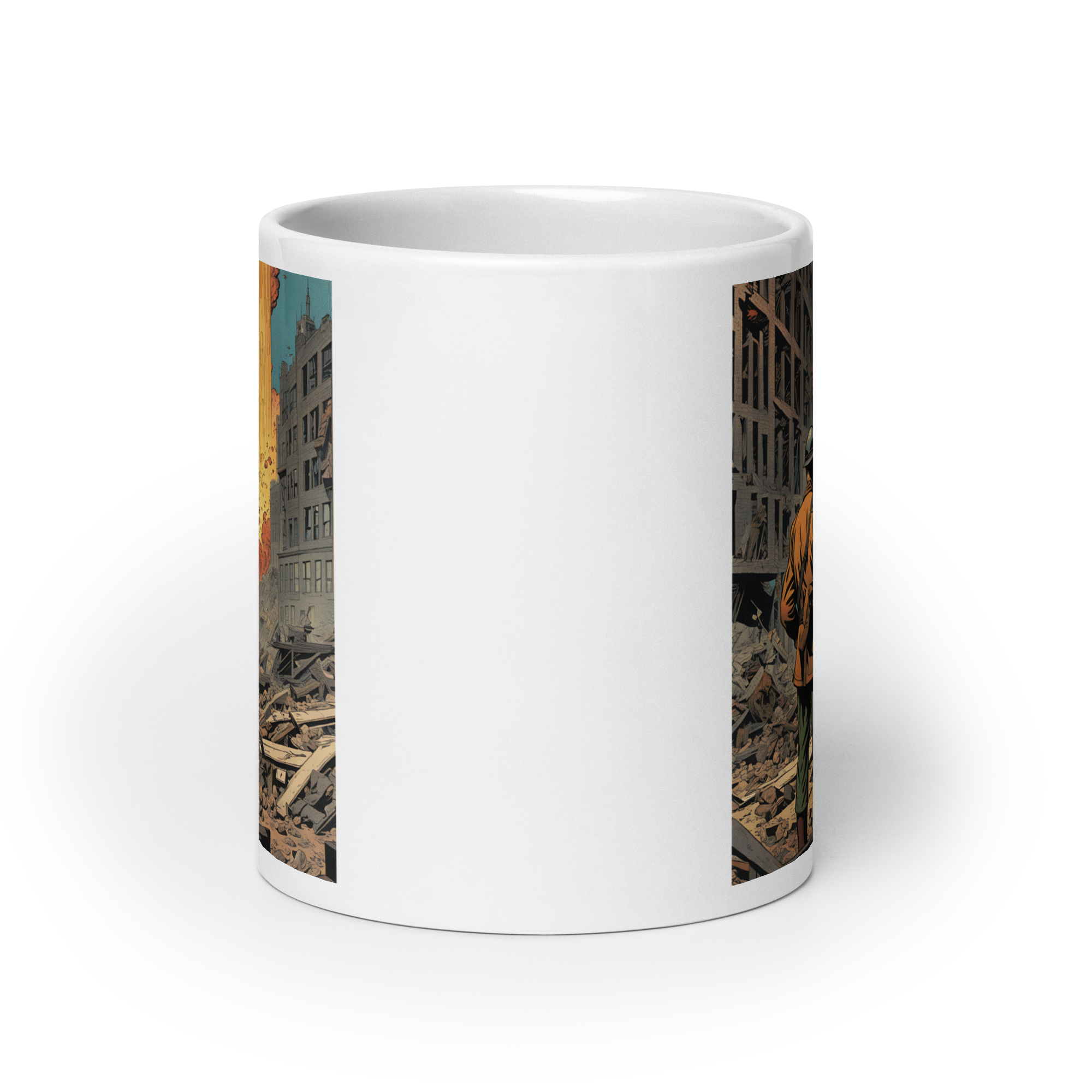 Apocalyptic White Glossy Mug