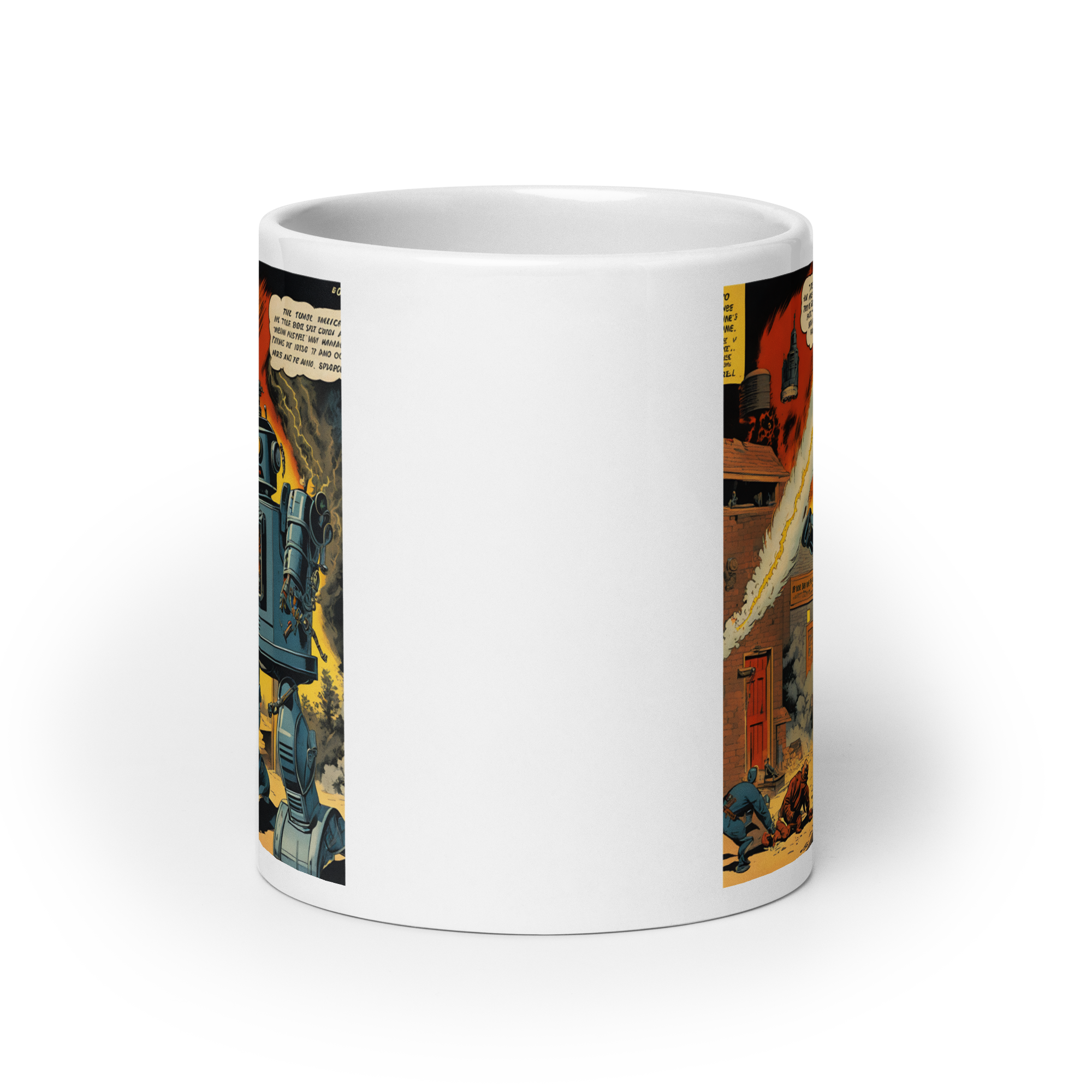 Death to Humans White Glossy Mug