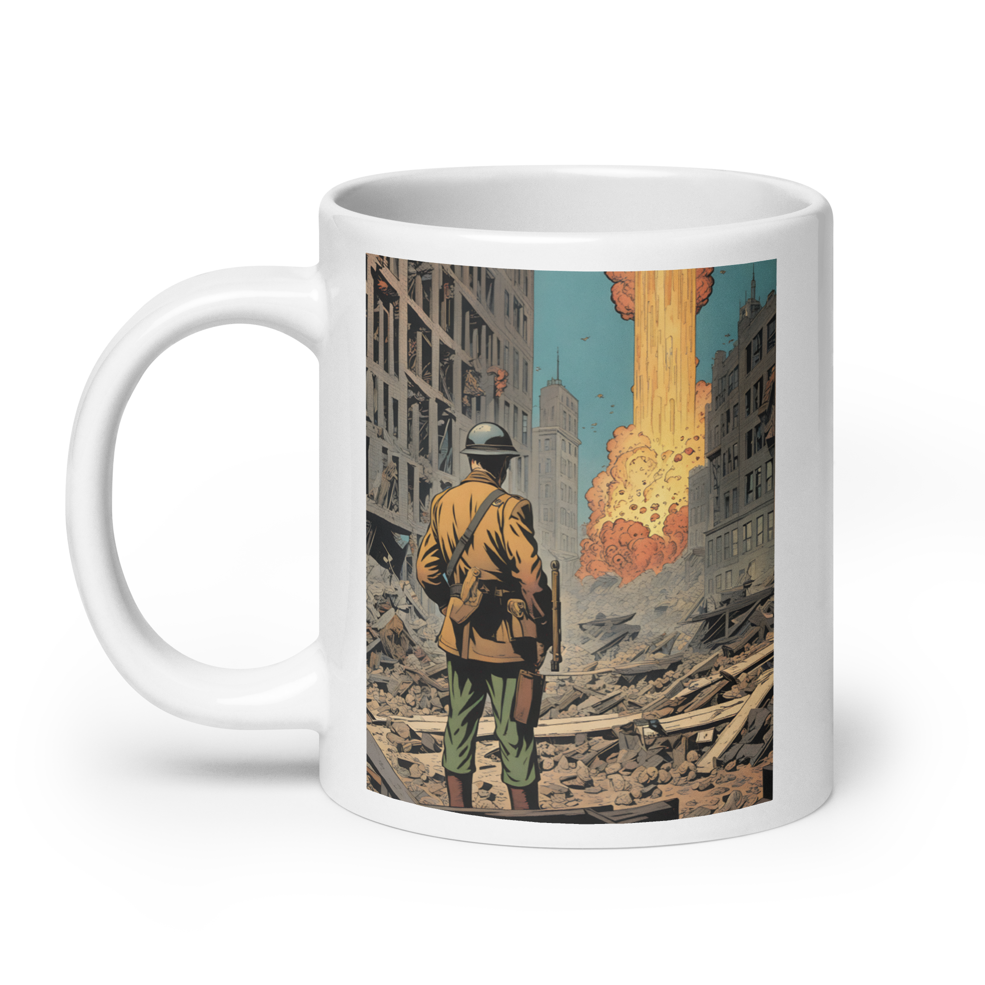 Apocalyptic White Glossy Mug