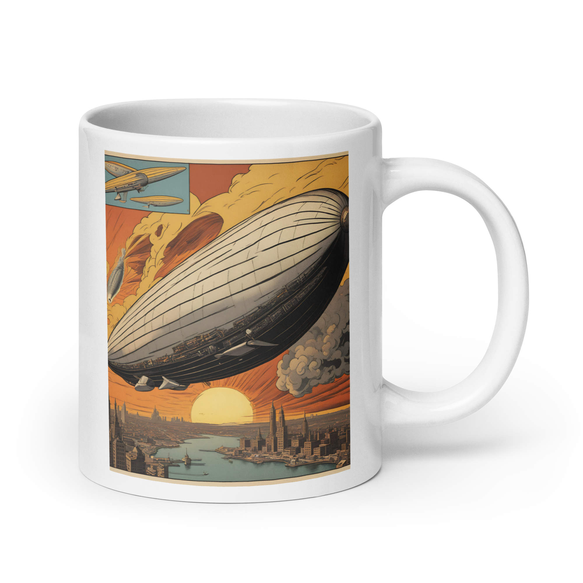 Death From Above White Mug