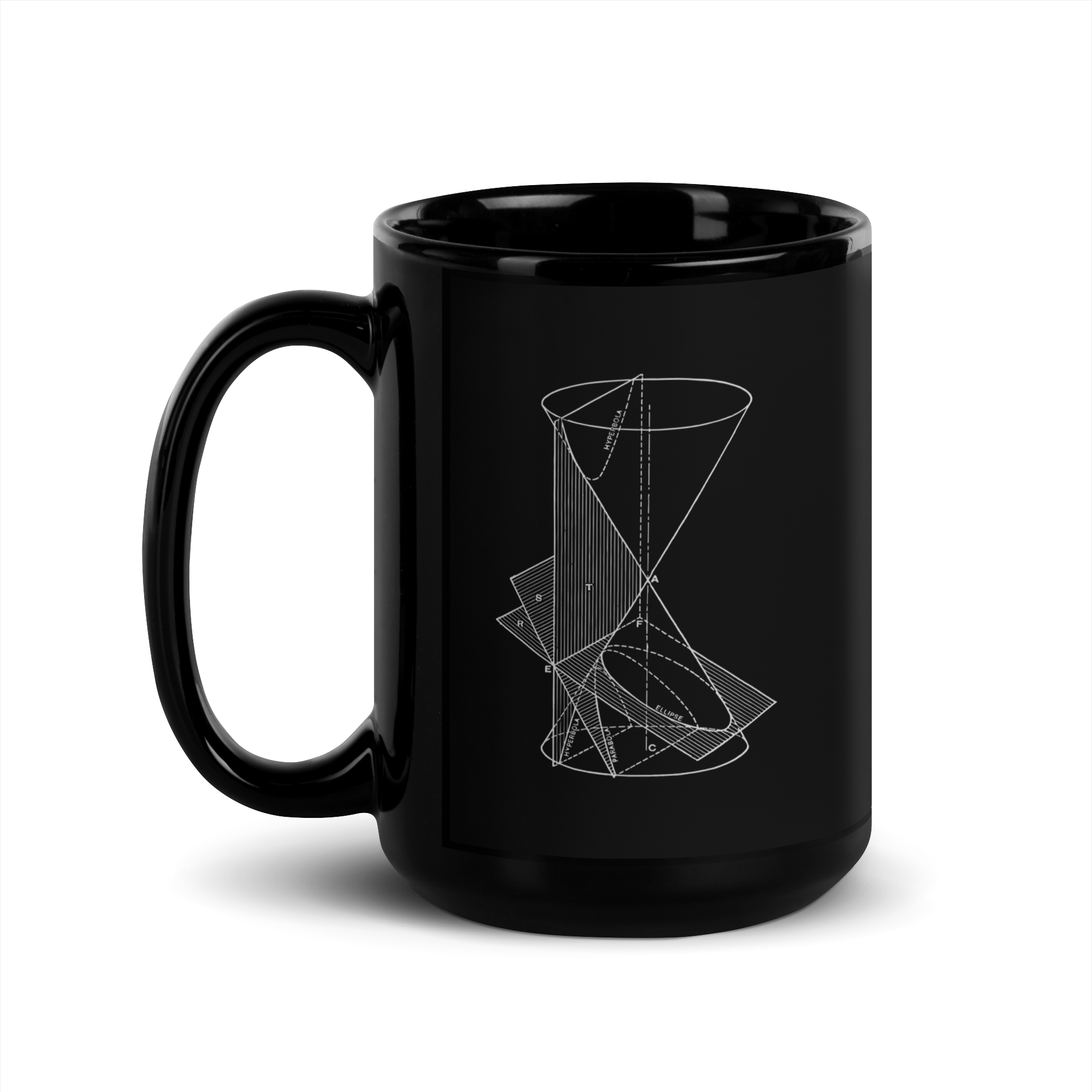 Conic Sections Mug (Black)