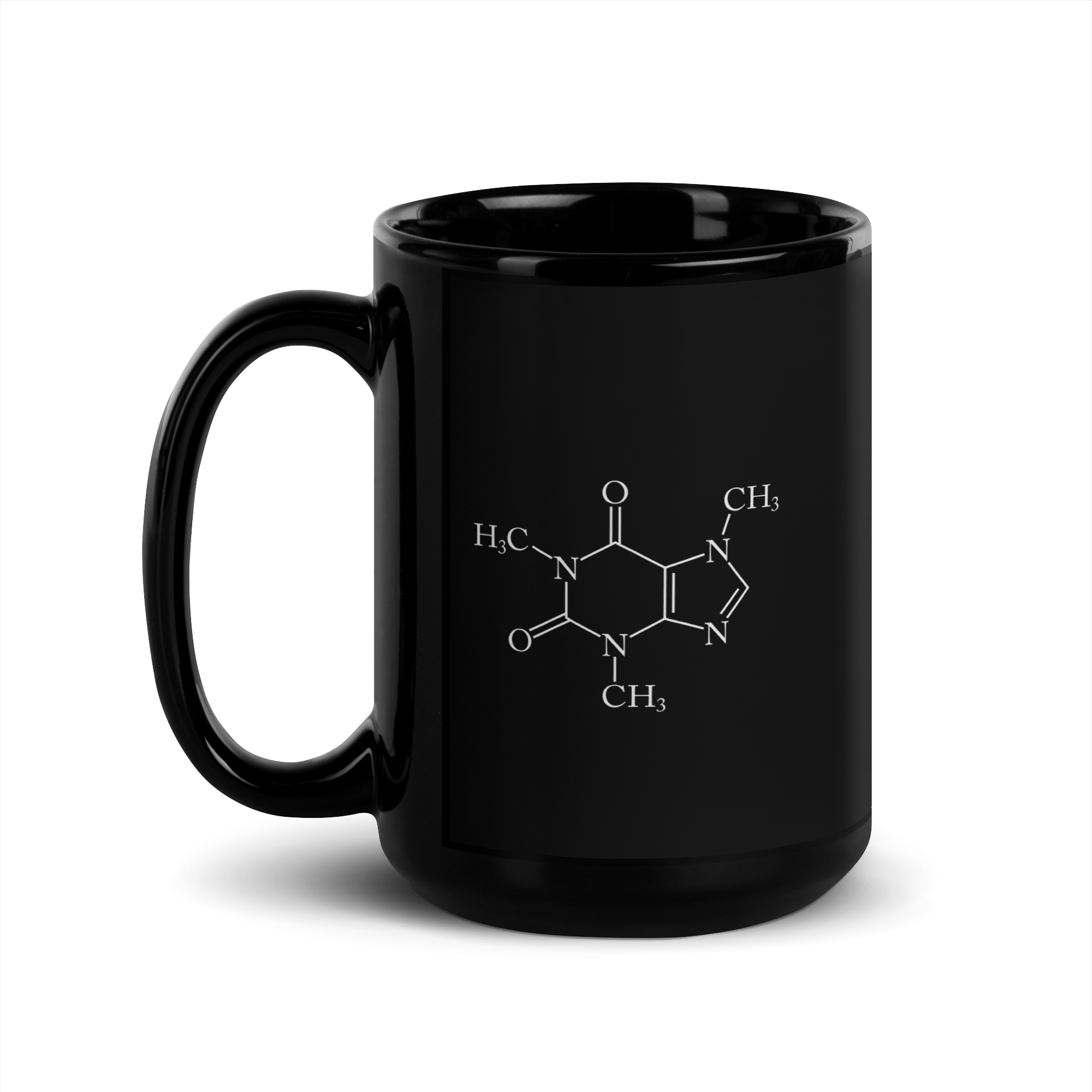 Caffeine Molecule Mug (Black)