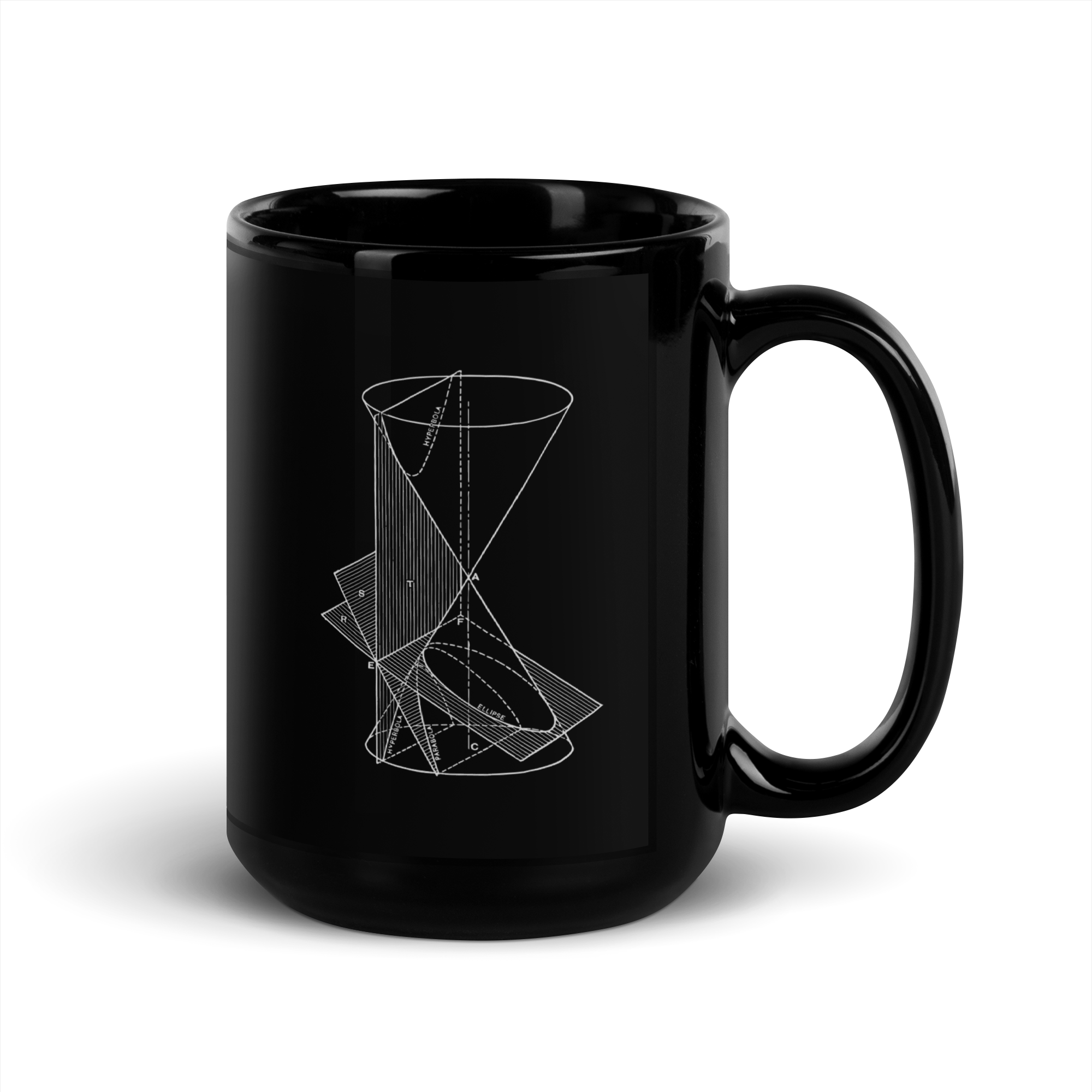 Conic Sections Mug (Black)