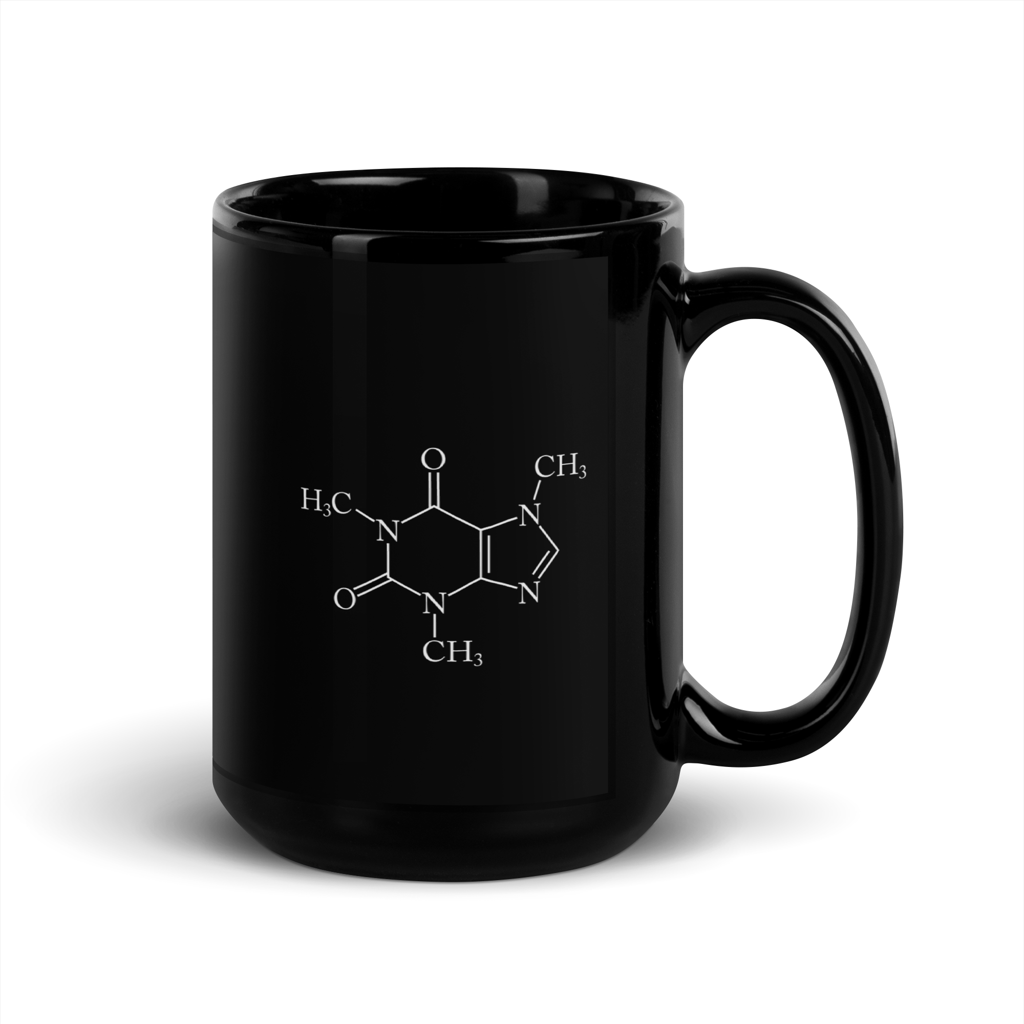 Caffeine Molecule Mug (Black)