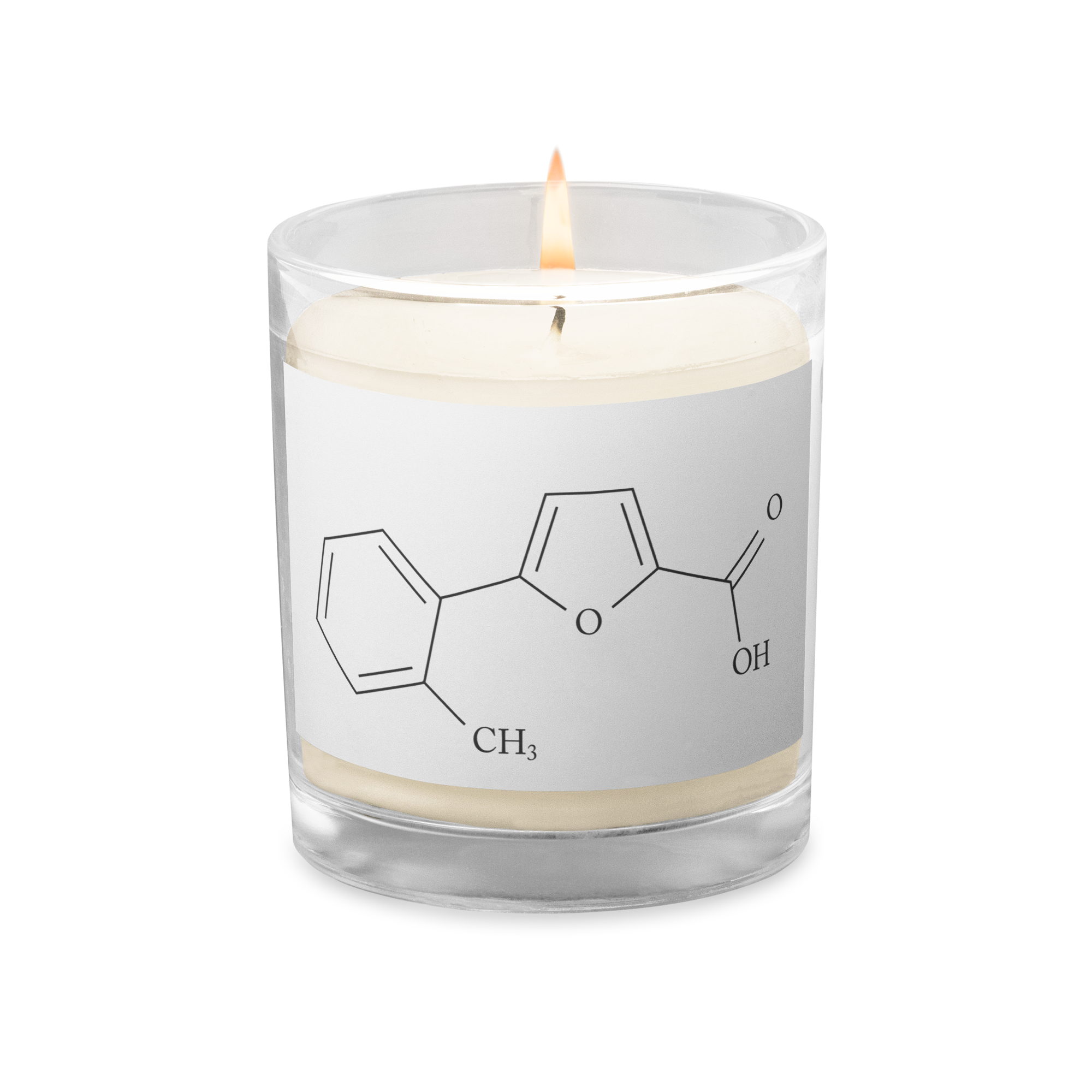 Hydrogenated Soybean Oil Chemical Glass Jar Soy Wax Candle