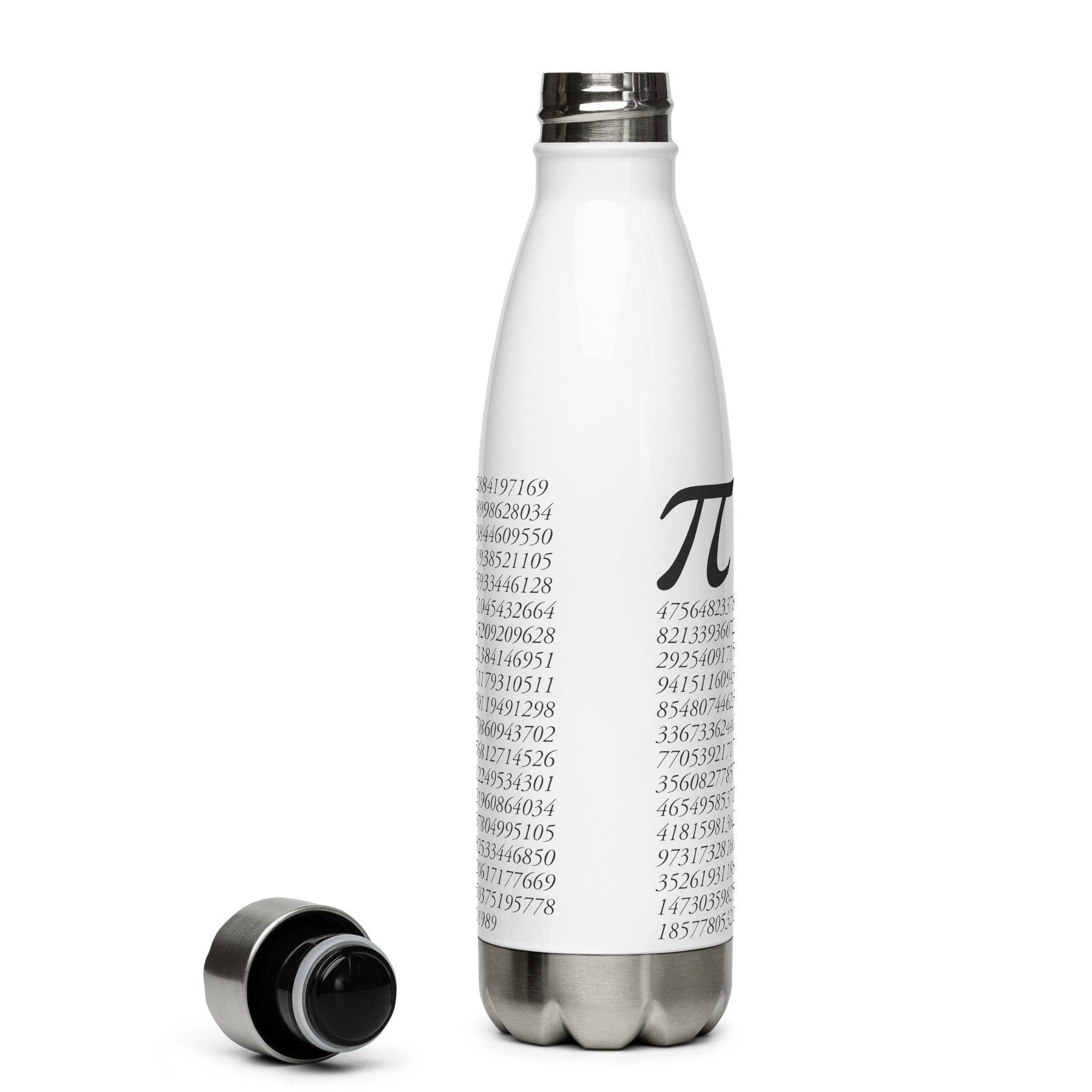 1000 Digits of Pi Stainless Steel Water Bottle