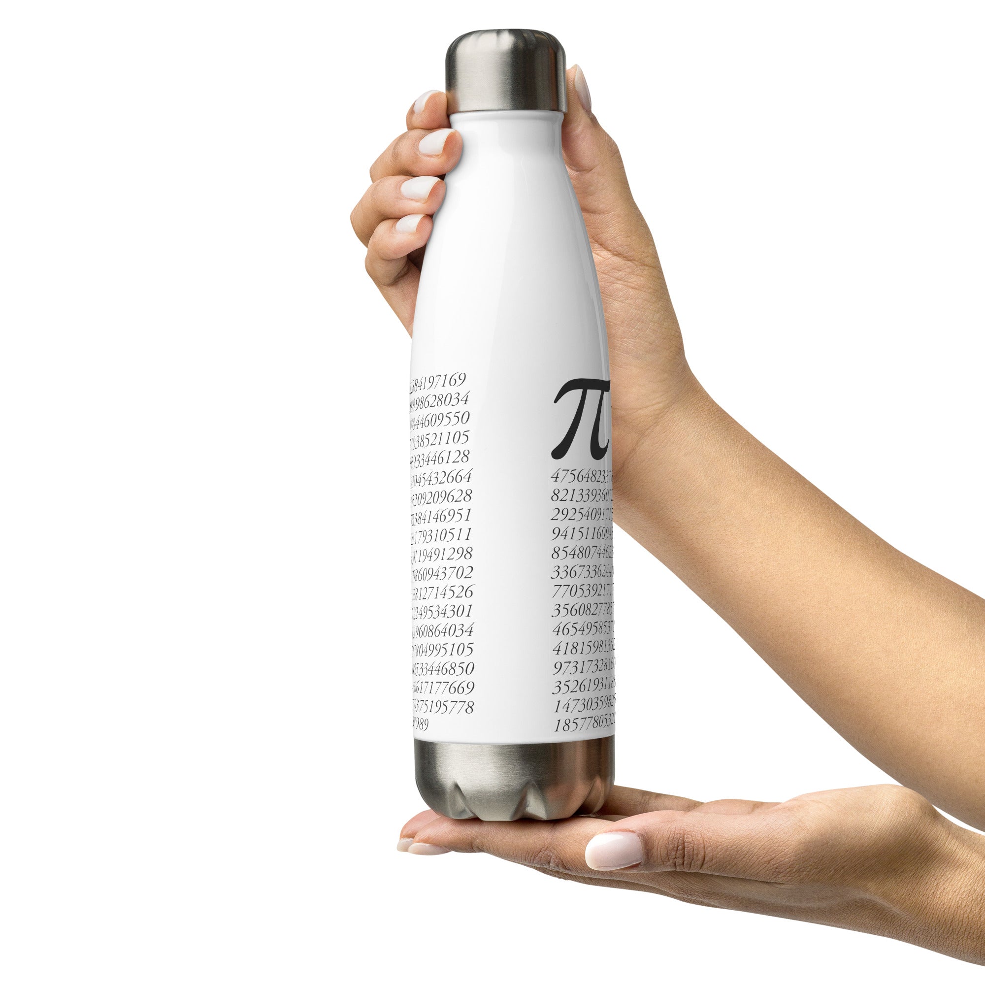 1000 Digits of Pi Stainless Steel Water Bottle