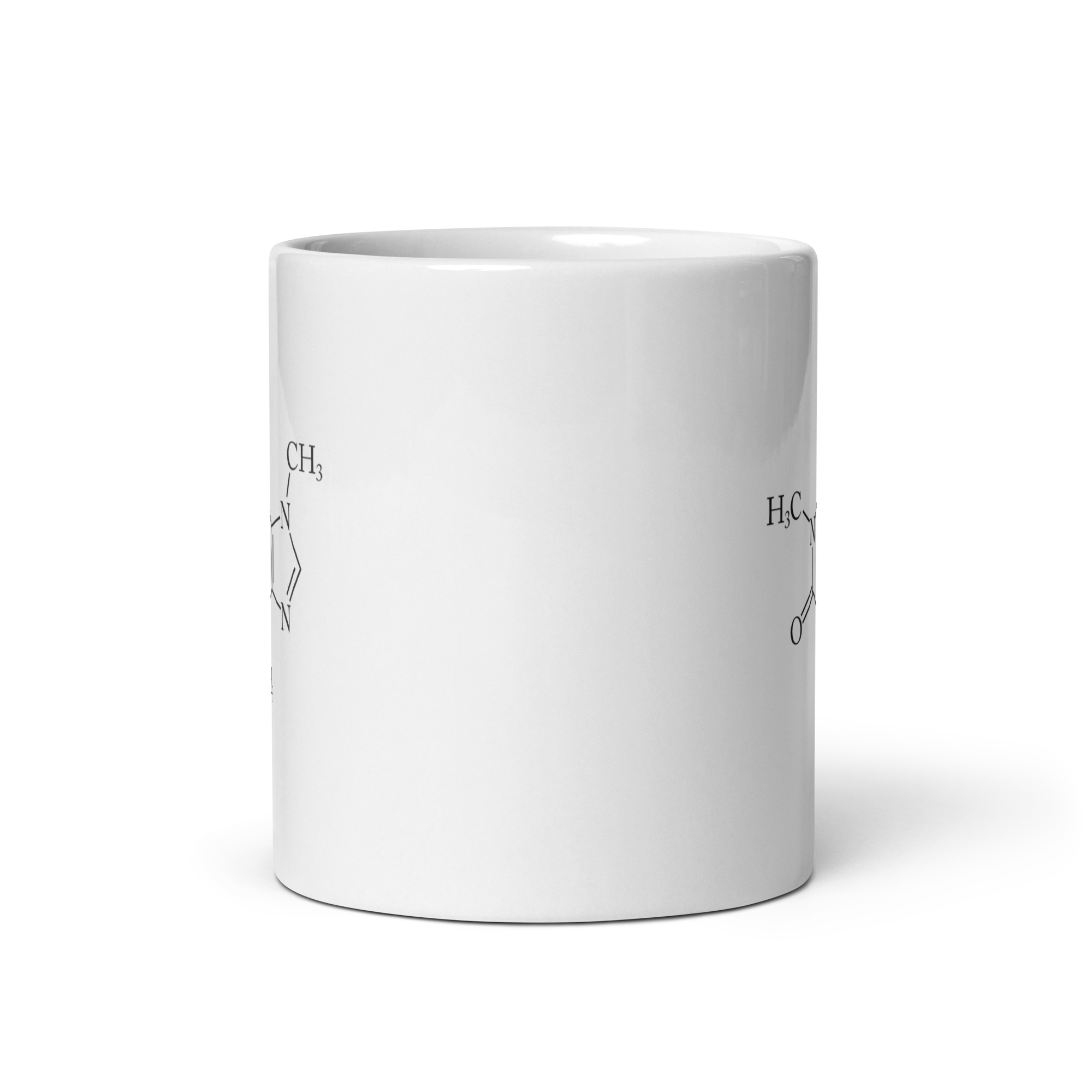 Caffeine Molecule Mug (White)