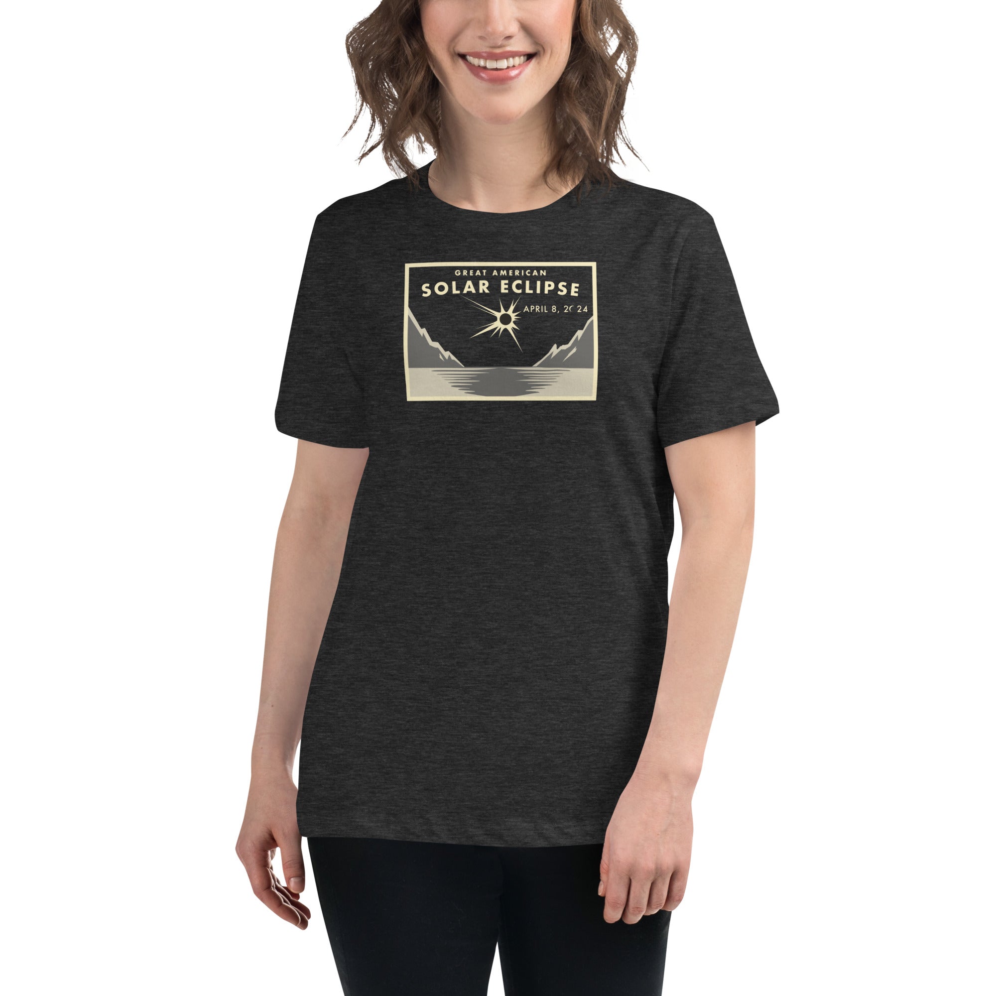 2024 Total Solar Eclipse Women's Relaxed T-Shirt